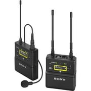 Sony UWP-D21 Camera-Mount Wireless Omni Lavalier Microphone System (UC14: 470 to 542 MHz) (UWP-D21/14) + Headphones + 8 x Rechargeable Batteries + 3.5 mm Aux Cable + Case + Sanitizer Mic Spray + More