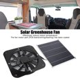 thumbnail image 4 of 100W Solar Panel Fan Kit Weatherproof Solar Powered Fan Exhaust Portable Ventilator with Metal Protection Mesh, 4 of 7