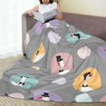 thumbnail image 5 of Yiaed Cute Geese Pattern Fleece Throw Blanket,Fleece Throw Blankets for Couch & Bed All Season Use -40"x30", 5 of 6