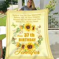 thumbnail image 4 of 50Th Birthday Gift, Birthday Blanket, 50Th Friendship Throws Blanket Gifts Birthday, Birthday Blanket for Women Daughter Grandma, Ladies Gifts for Birthday, Happy Birthday Friend Gift A2, 4 of 5