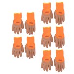 Gants de travail, en sécurité 5 Doigts Gants de protection extérieure 5 Paires pour la construction
