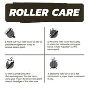 BETTER 6-Piece 4 Knit Paint Mini Roller Kit