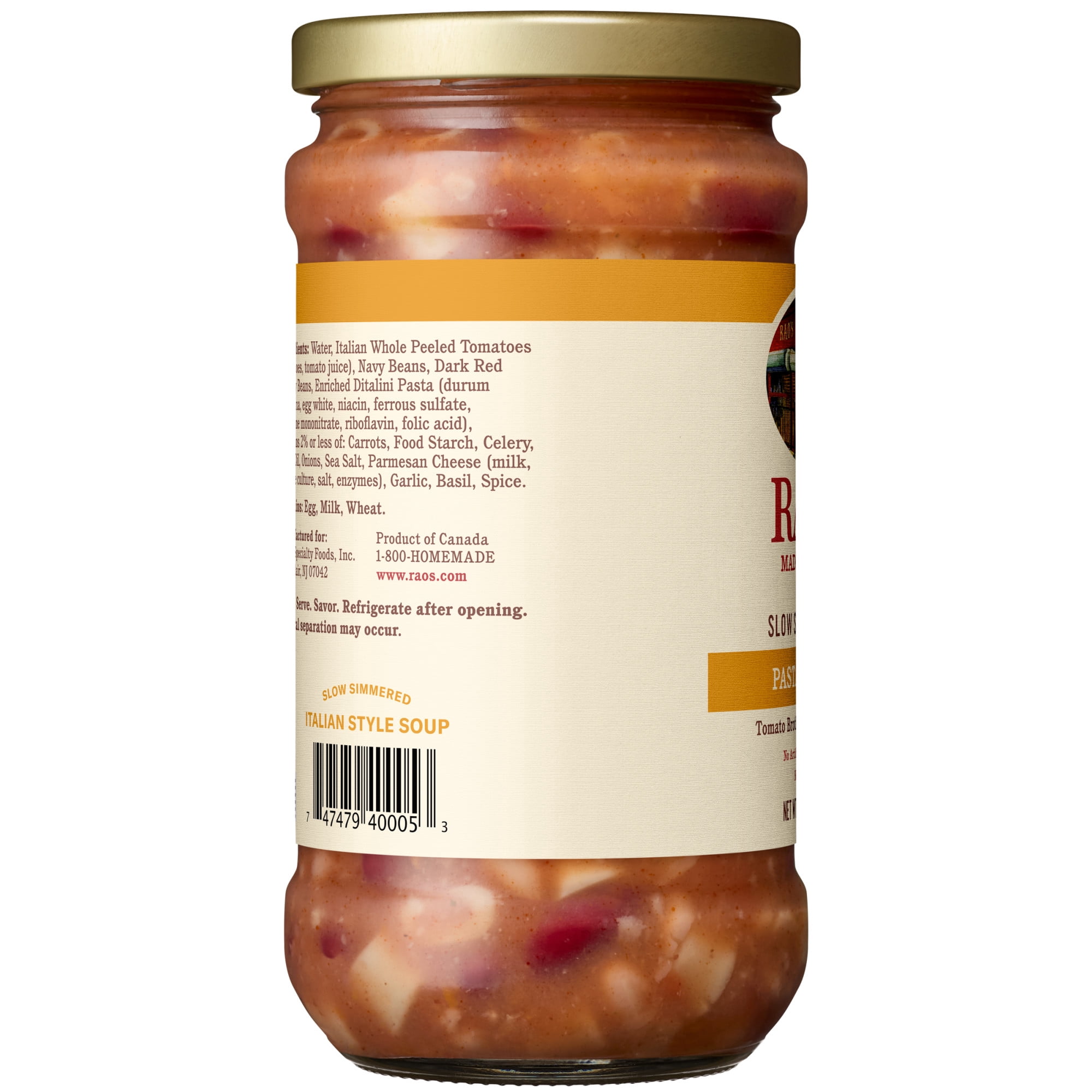 Rao’s Made for Home Pasta & Fagioli Soup, 16 oz