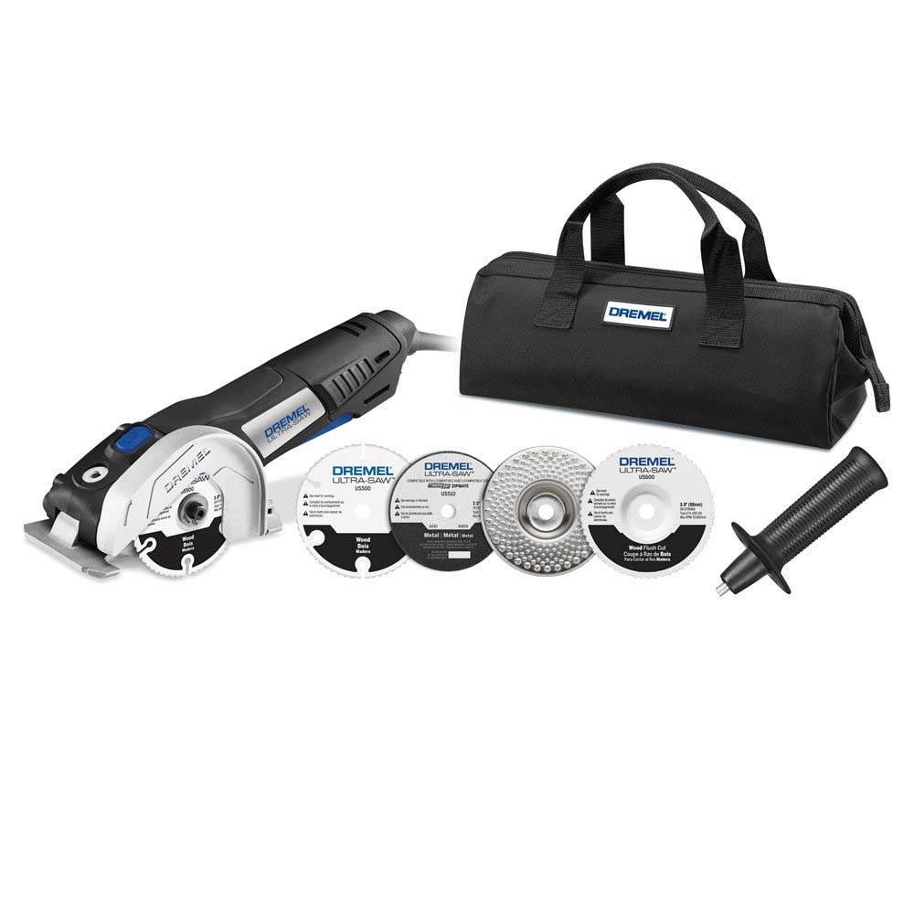 Dremel US40 4" Corded Circular Saw Kit w/ Laser Level (Certified