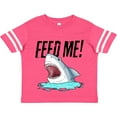 thumbnail image 3 of Inktastic Feed Me with Shark Head Boys or Girls Toddler T-Shirt, 3 of 5