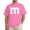 Pink, variant on Mens Graphic Tees Vintage T-Shirts Oversized Letter Print Casual Crewneck Cotton Top Short Sleeve Rapper Streetwear Yellow