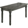 thumbnail image 2 of CLEARANCE! ACME Wallace Bench in Weathered Gray 71438, 2 of 3