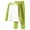 Green, variant on WRKEKC Kids Brushed Thermal Set 4-12 Years Boys and Girls Heathered Texture Crew Neck Top & Pants Soft Warm Multi-Color Winter Outfit