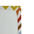thumbnail image 3 of Ambesonne Colorful Fitted Sheet, Easter Chevron Zigzag, Twin Size, Multicolor, 3 of 3