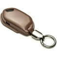 thumbnail image 4 of Vitodeco 3D Premium Genuine Leather Smart Key Fob Case Compatible with Kia Telluride, Kia Sorento, Kia EV9, Kia K5 GT, Kia Carnival (Mocha), 4 of 6