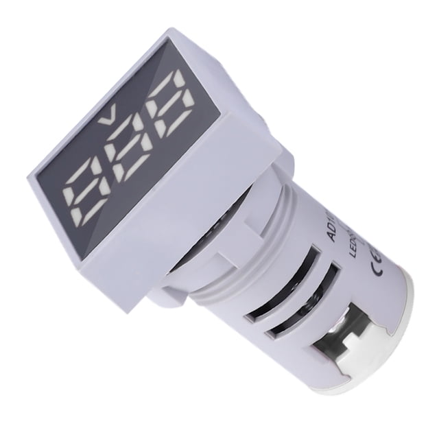 Digital LED Display Voltmeter Indicators Lights Ammeter Signal Lights Mini Digital LED Display Voltmeter Square Signal Lamp