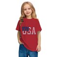 thumbnail image 6 of FamilyThread Kids American USA Flag Patriotic T Shirts 4th of July Summer T-Shirt for Boys Girls Short Sleeve American Flag Holiday Patriotic Tops, 6 of 7