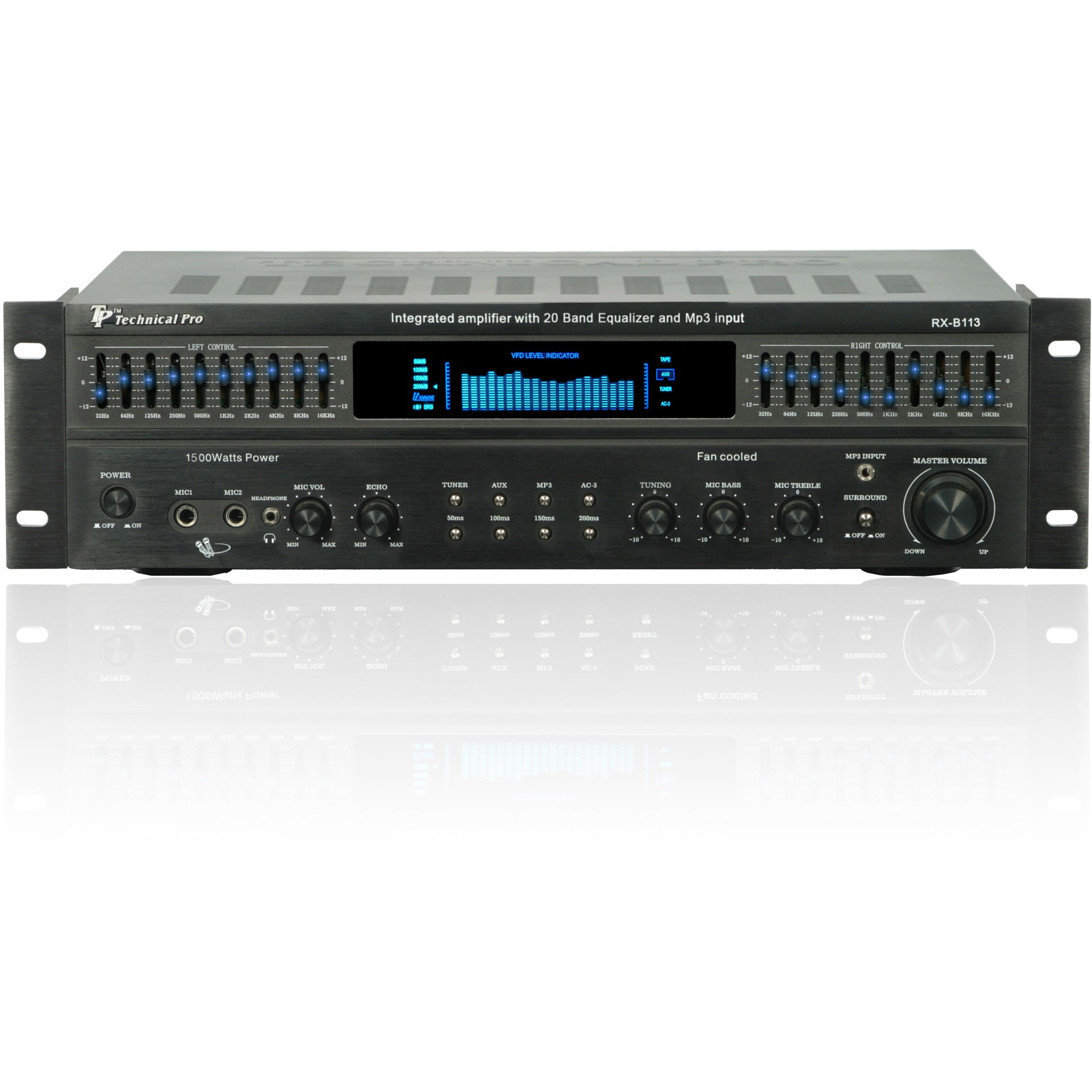 plug Specificiteit Streng TechnicalPro RX113 AM/FM Receiver, 5.1 Channel, Black - Walmart.com