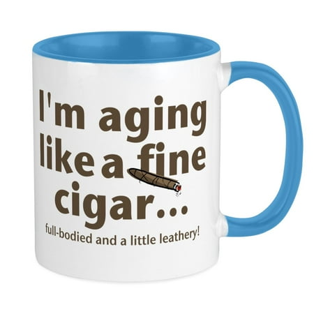 

CafePress - Aging Like Fine Cigars Mug - Ceramic Coffee Tea Novelty Mug Cup 11 oz