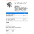 thumbnail image 2 of Engine Cooling Fan - Compatible with 1999 - 2015 Ford F-250 Super Duty 2000 2001 2002 2003 2004 2005 2006 2007 2008 2009 2010 2011 2012 2013 2014, 2 of 2
