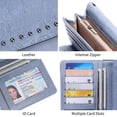 thumbnail image 4 of TAZAG retro PU leather clutch bag for women new fashion rivet design tri-fold wallet, 4 of 5