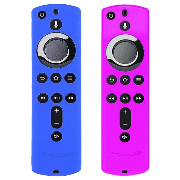 2-Pack Covers for -New Alexa Voice Remote for Fire TV Stick 4K  Fire TV Stick (2nd Gen)  Fire TV (3rd Gen) Shockproof Protective Silicone Case