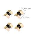 thumbnail image 3 of Miangastore 50pcs Jewelry Box Closing Connecting Hinges Wooden Crafts Spring Hinge, 3 of 9