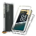 thumbnail image 4 of For Nokia C210 Full-Body Clear Dual Layer Hybrid Case Slim, Drop-Proof TPU Hard PC, Durable Corner Front Bumper Protector Phone Case Cover by Xpression, Transparent, 4 of 9
