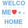 thumbnail image 2 of Vispronet Welcome Home Yard Sign with Stakes – Each Letter is 18in Tall – Made from Durable Coroplast - Weather-Resistant Signs and Steel Stakes (Sky Blue), 2 of 6