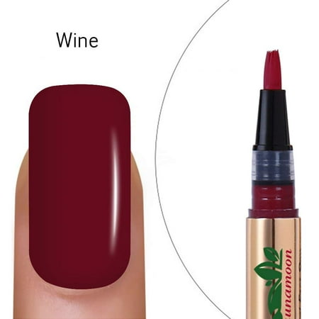 Nail Gel Pen Lagunamoon Gel Nail Polish Pen,Soak Off UV LED Light Weighted Gel,Lagunamoon TO-GO Gel Polish Long Lasting Nail Arts Pens 20038 ()