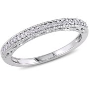 Miabella 1/10 Carat T.w. Diamond 10kt Wh