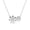 White Gold, variant on Daisy 18k White Gold Plated Flower Pendant Necklace with Swarovski Crystals for Women
