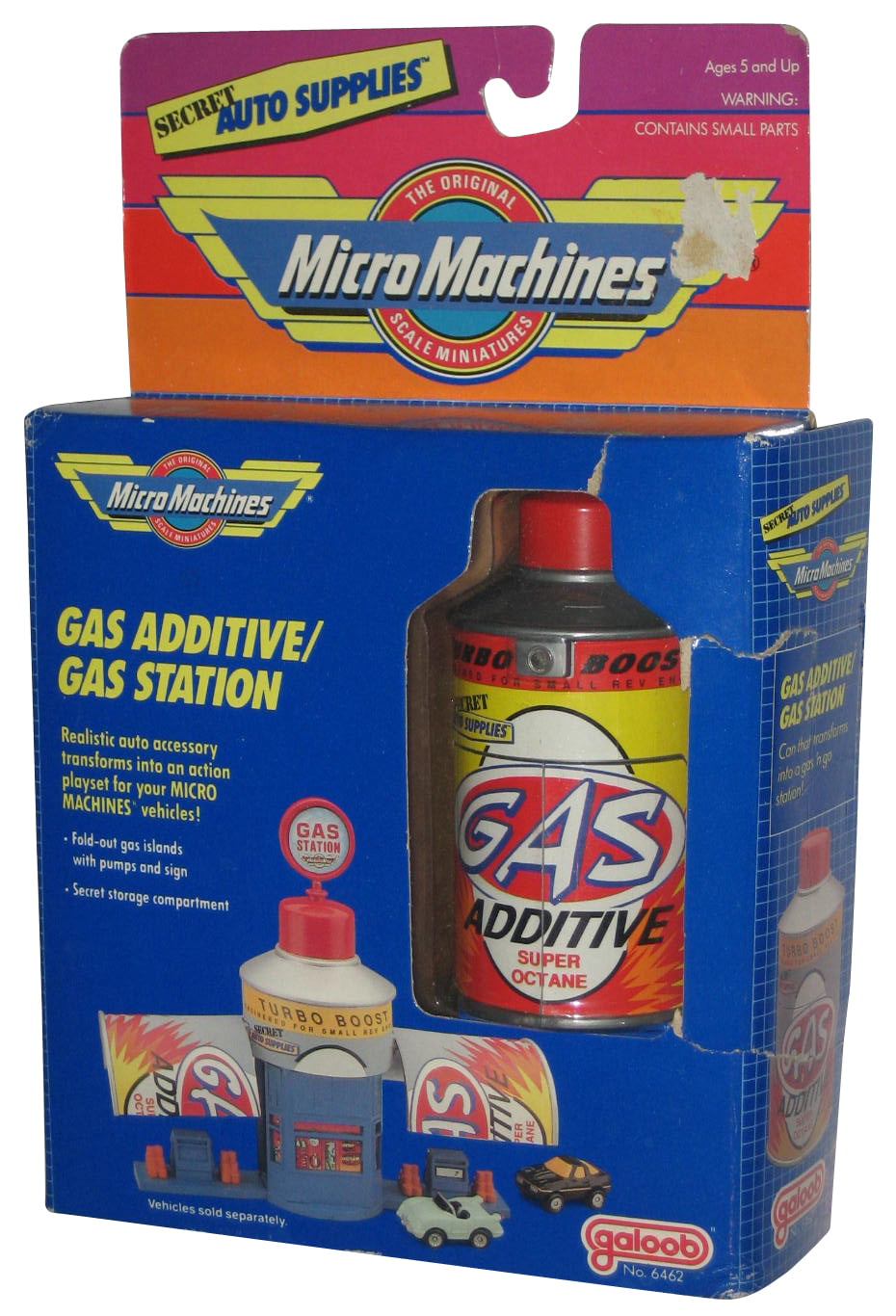 Galoob Plastic motor oil Can VTG antique playset 1989 toy Micro Machin –