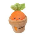 thumbnail image 4 of Llavero de verduras ,Juguete de peluche de zanahoria que tira de rábano Divertido ,Llavero de pareja de verduras Muñeca Juguete para niños,Planta rellena Regalos de cumpleaños para niños, 4 of 8