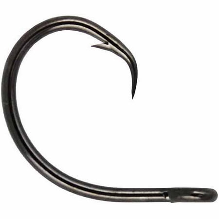 Mustad Demon Perfect Circle In-Line 3x Hook, Black Nickel