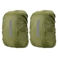 thumbnail image 1 of 2PCS Backpack Rain Cover Outdoor Night Travel Reflective Rain Cover Reverse Cursor Schoolbag Rain Cover Camping Mat Cloth Waterproofing Trekking Jacket Light down Jacket for Girls Oilcloth Jacket Rain, 1 of 4