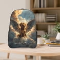 thumbnail image 5 of Kdxio Cloud Rainbow Winged Dog Clear Backpack, Transparent Bookbag for School for Women Men, Capacity Clear Bag for College, Travel, 5 of 7