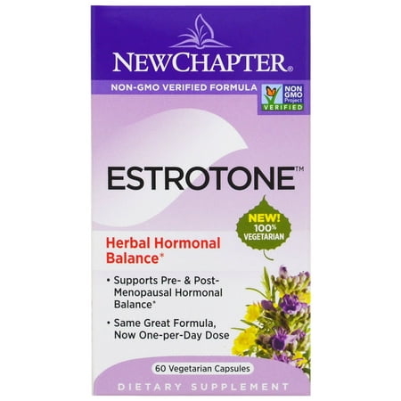 New Chapter Estrotone Vegetarian Capsules, 60 Ct