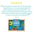 thumbnail image 2 of Melissa & Doug 52 Wooden Alphabet Magnets in a Box - Uppercase and Lowercase Letters - FSC Certified, 2 of 5
