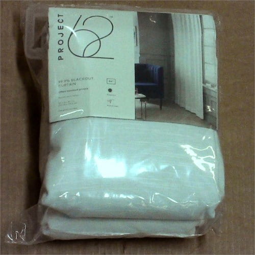 Henna Blackout Curtain Panel Project 62 84 L X 50 W White