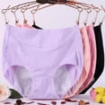 thumbnail image 5 of Women Panties,Lengthen Briefs,Cotton Briefs,High Waist Briefs,Female Menstrual Period Leak Proof Panties,Physiological Nursing Panties, 5 of 7