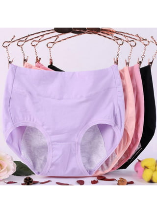 Period Underwear for Women High Waist Cotton Leakproof Comfortable Panties  High Rise Menstrual Brief Pack of 3/5 S-XL, 3 Pack B, XL price in Egypt,  Egypt