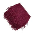 thumbnail image 4 of Autruche Frange à Plumes Décoration de Couture Costume 9-15cm Rouge Vin, 4 of 7