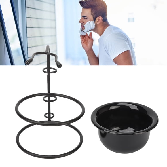 Jabonera De Afeitar ANGGREK soporte de metal para brocha de Afeitar