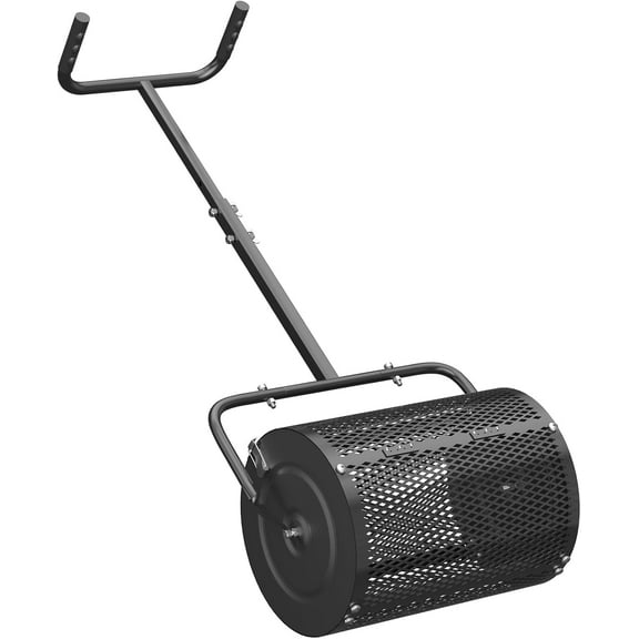 AEASKIEY Peat Moss Spreader for Lawn, 43 Inch Compost Spreader for Lawn with Upgrade U Shaped Handle, Heavy Duty Metal Mesh Compost Spreader
