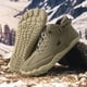 thumbnail image 4 of Zapatos Montar Cuero Botines Senderismo Botas Nieve para Hombres Con Cierre Antideslizantes Ligeros Acampar Y Conducir, 4 of 9