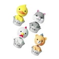 thumbnail image 1 of mmirethe Car Interior Ornament Dashboard Decoration Cute Shelf Resin Decor Animal L 5Set, 1 of 6