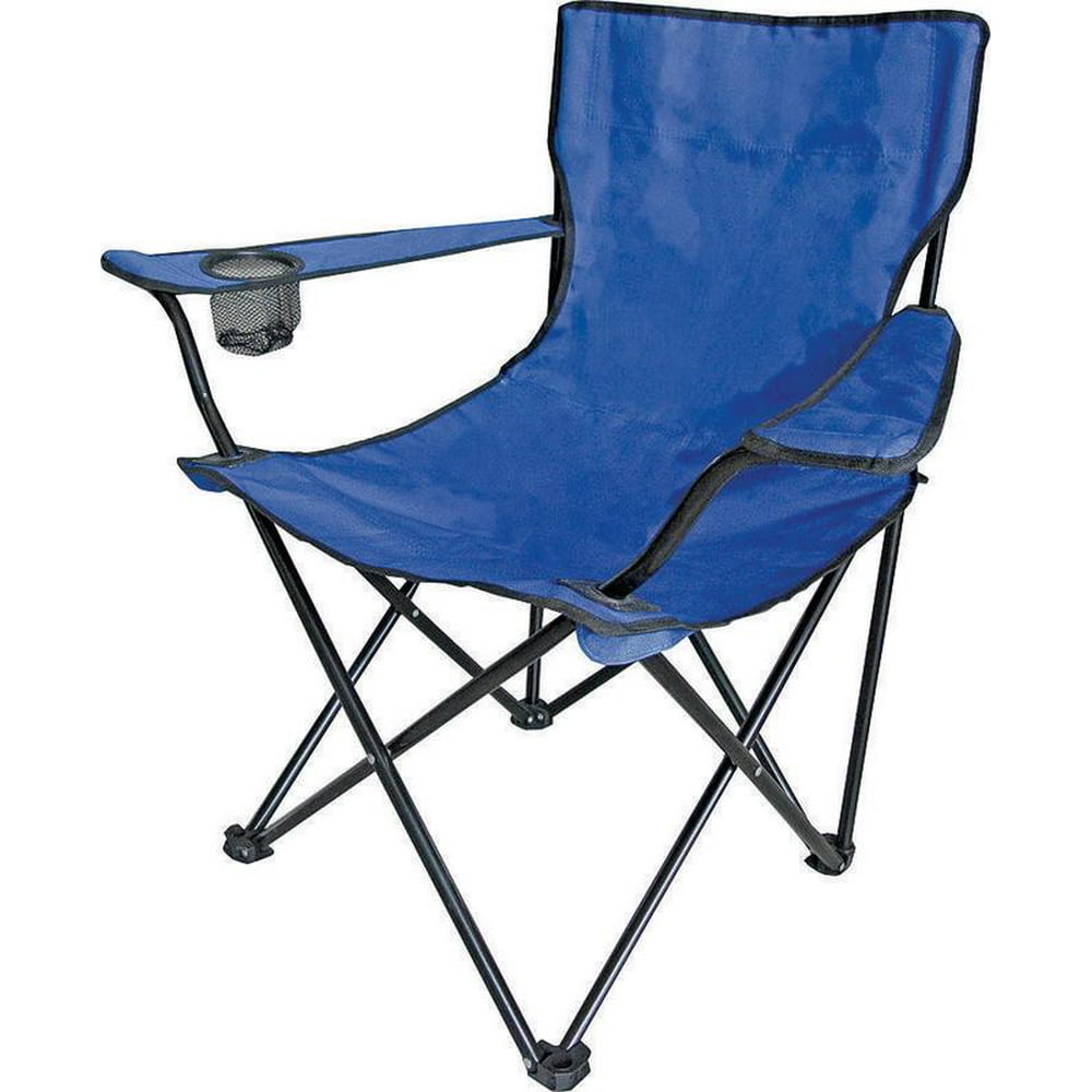 Seasonal Trends Trends Camping Chair With Bag, Plastic, Blue Walmart