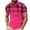 Hot Pink T Shirts for Men, variant on Mens Golf Tees Shirts S-4XL Big & Tall Short Sleeve T-Shirts Plus Size Casual Pullover Button Collared Plaid Printed Athletic Tshirts Tops