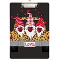 thumbnail image 2 of FMSHPON Valentines Gnomes Leopard Truck Clipboard Hardboard Wood Nursing Clip Board and Pull for Standard A4 Letter 13x9 inches, 2 of 8