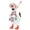 B, variant on JWZZYD Patriotic 4th of July Desk Goose Outfit, 7" Red White Blue Tulle Tutu Costume with Cute Bow, Independence Day Holiday Mini Statue Decor, Home Office Indoor Desktop Display Ornament, 1 Pack