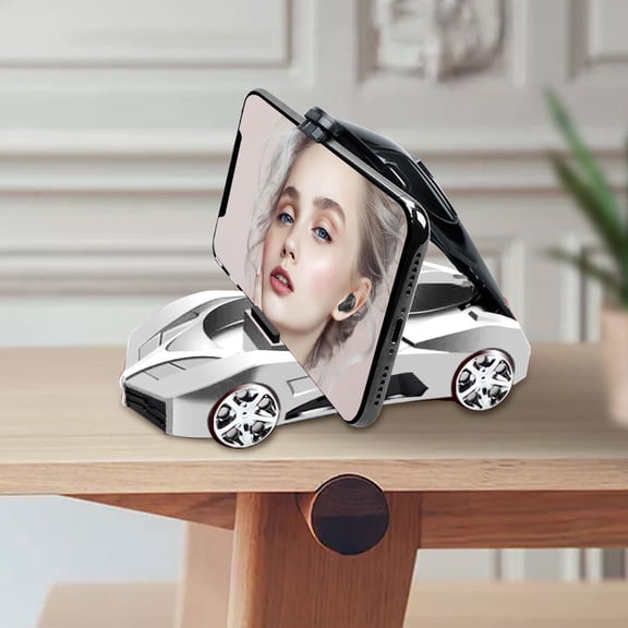 Teléfono Móvil Multifunción con Forma de Coche Deportivo, Ajuste de Dirección de 360°, Varilla de Aromaterapia y Señal de Aparcamiento con Número de Teléfono Oculto.