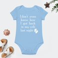 thumbnail image 4 of I Don't Even Know How I Got Back in My Crib - Baby Clothes - Funny Newborn Bodysuit Outfits for Boys And Girls Sky Blue-style 9months, 4 of 7