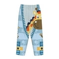 thumbnail image 5 of Junzan Giraffe Come Out From Zipper Women'S Pajama Pants Drawstring Comfy Sleep Bottoms With Pockets, 5 of 9