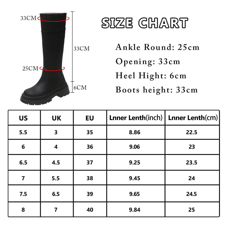  PU Knee High Boots Women Roman Style Chunky Heel Round Toe  Fashion Boots Fall Winter Leather Riding Booties 2022 : Clothing, Shoes 